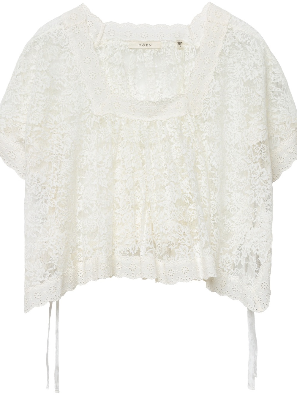 NWOT Doen VENNETTE TOP IN SALT - Picture 4 of 7